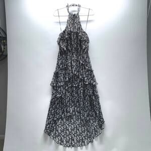 Express Halter Dress Size M Feminine Coquette Romantic